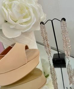 Fabulous Shoes Classic Platform Nude Heels