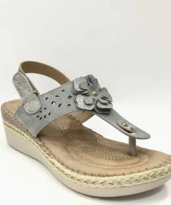 Fabulous Shoes Grey Fabulous Wedge