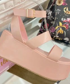Fabulous Shoes Pink Platforms WEDGES & PLATFORMS