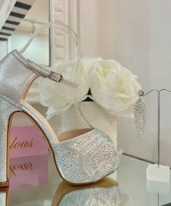 Fabulous Shoes Silver High Heels