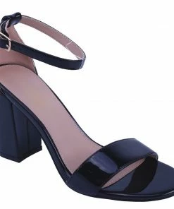 Fabulous Shoes Black Patent Heel