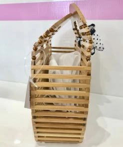 Fabulous Shoes Small Wood Bag TROPICAL COLLECTION