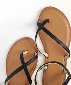 Fabulous Shoes Black Casual Sandals