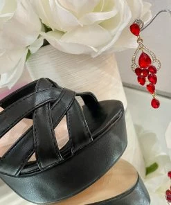 Fabulous Shoes Black High- Fashion Heels