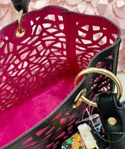 Fabulous Shoes HANDBAGS Small Black Coral Collection