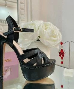 Fabulous Shoes Black High- Fashion Heels