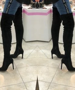 Fabulous Shoes Black Long Boots