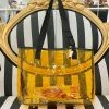 Fabulous Shoes Clear Collection Yellow Handbag