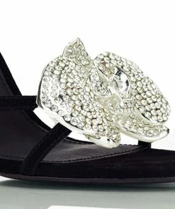 ALZÚARR The Lady Orchid With Silver Crystals Black Collections